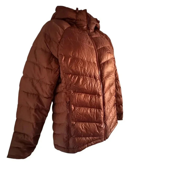 LL Bean Ultralight Goose Down 850 Downtek Puffer Hooded Jacket Womens Size S REG - Picture 2 of 16